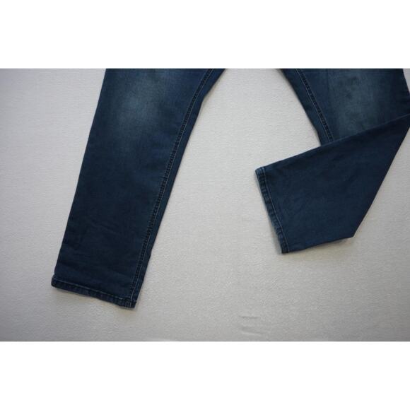 Buffalo David Bitton Axel Buckle Slim Straight Stretch Denim Jeans Mens 38 x 30 - Picture 3 of 8